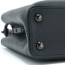 AAA Replica Louis Vuitton LV CAPUCINES BB TAURILLON SO BLACK WITH BLACK HARDWARE