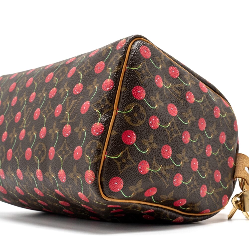 AAA Replica Louis Vuitton LV SPEEDY 25 CHERRY BLOSSOM MONOGRAM CANVAS GHW