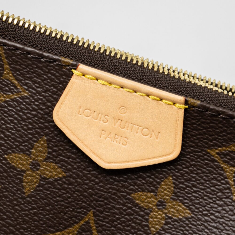 AAA Replica Louis Vuitton LV MULTI POCHETTE MONOGRAM CANVAS KHAKI STRAP GHW