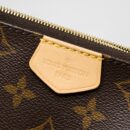 AAA Replica Louis Vuitton LV MULTI POCHETTE MONOGRAM CANVAS KHAKI STRAP GHW
