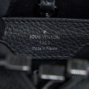 AAA Replica Louis Vuitton LV CAPUCINES BB TAURILLON SO BLACK WITH BLACK HARDWARE