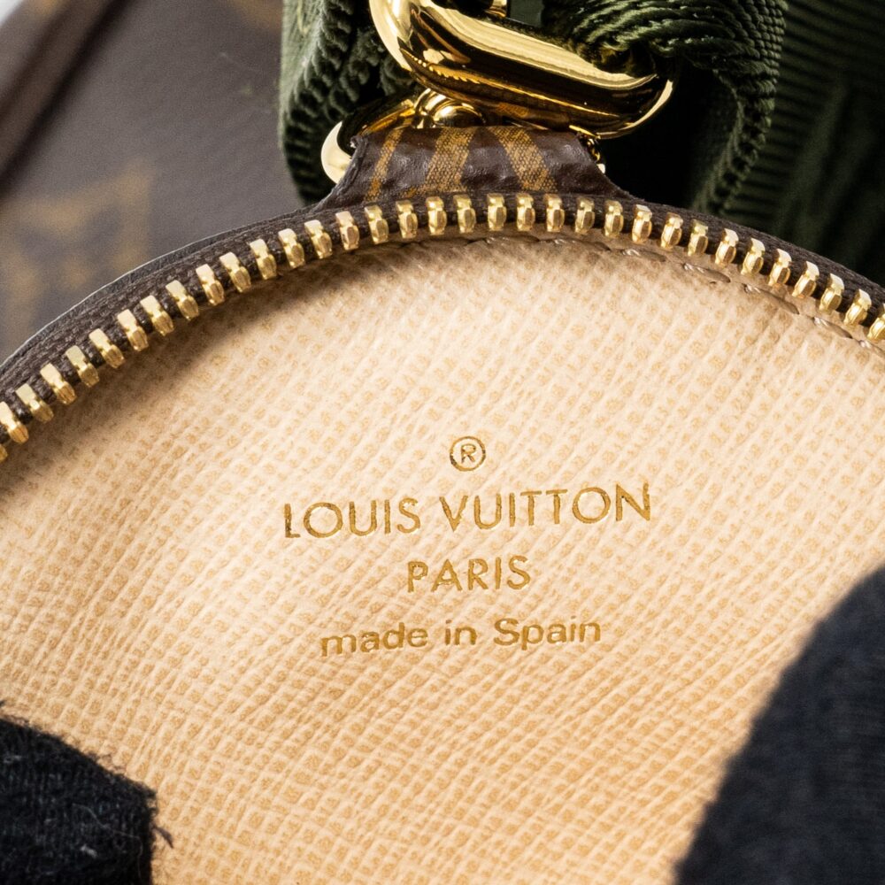 AAA Replica Louis Vuitton LV MULTI POCHETTE MONOGRAM CANVAS KHAKI STRAP GHW