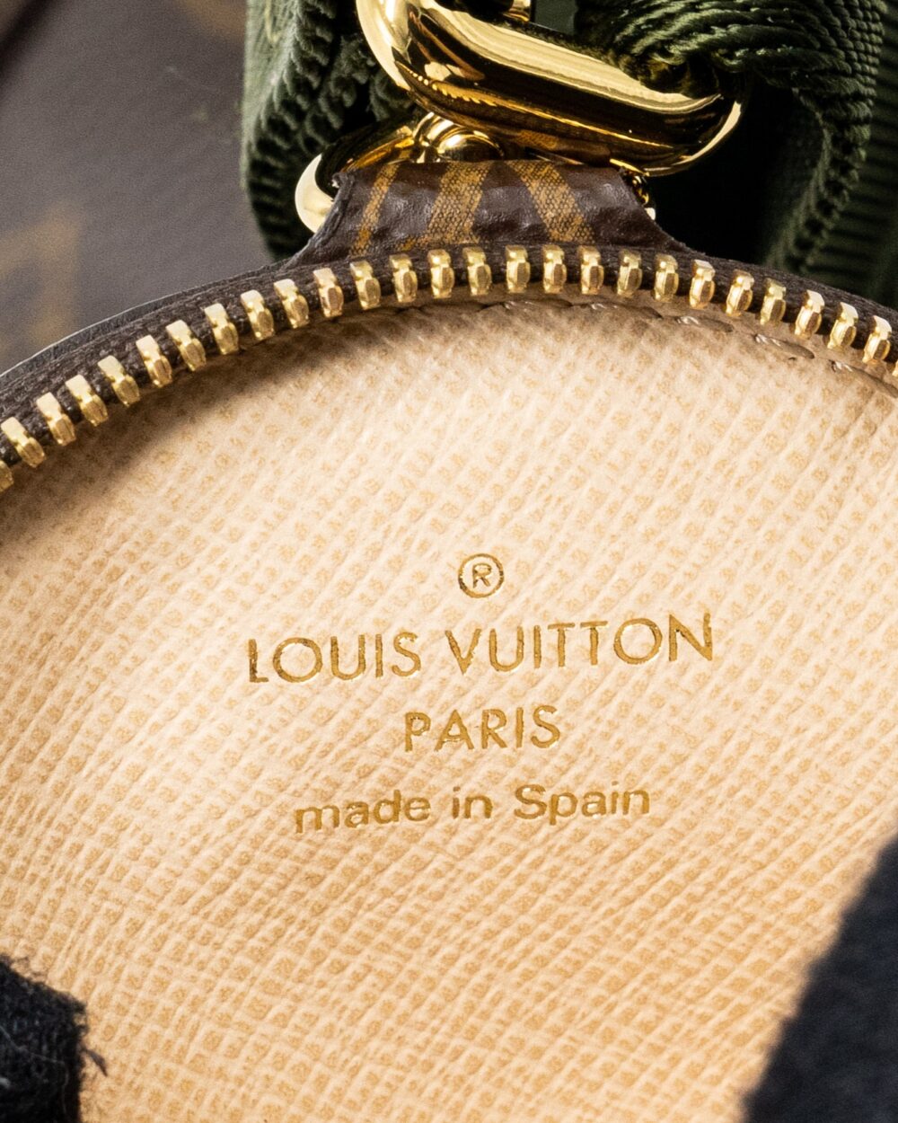 AAA Replica Louis Vuitton LV MULTI POCHETTE MONOGRAM CANVAS KHAKI STRAP GHW