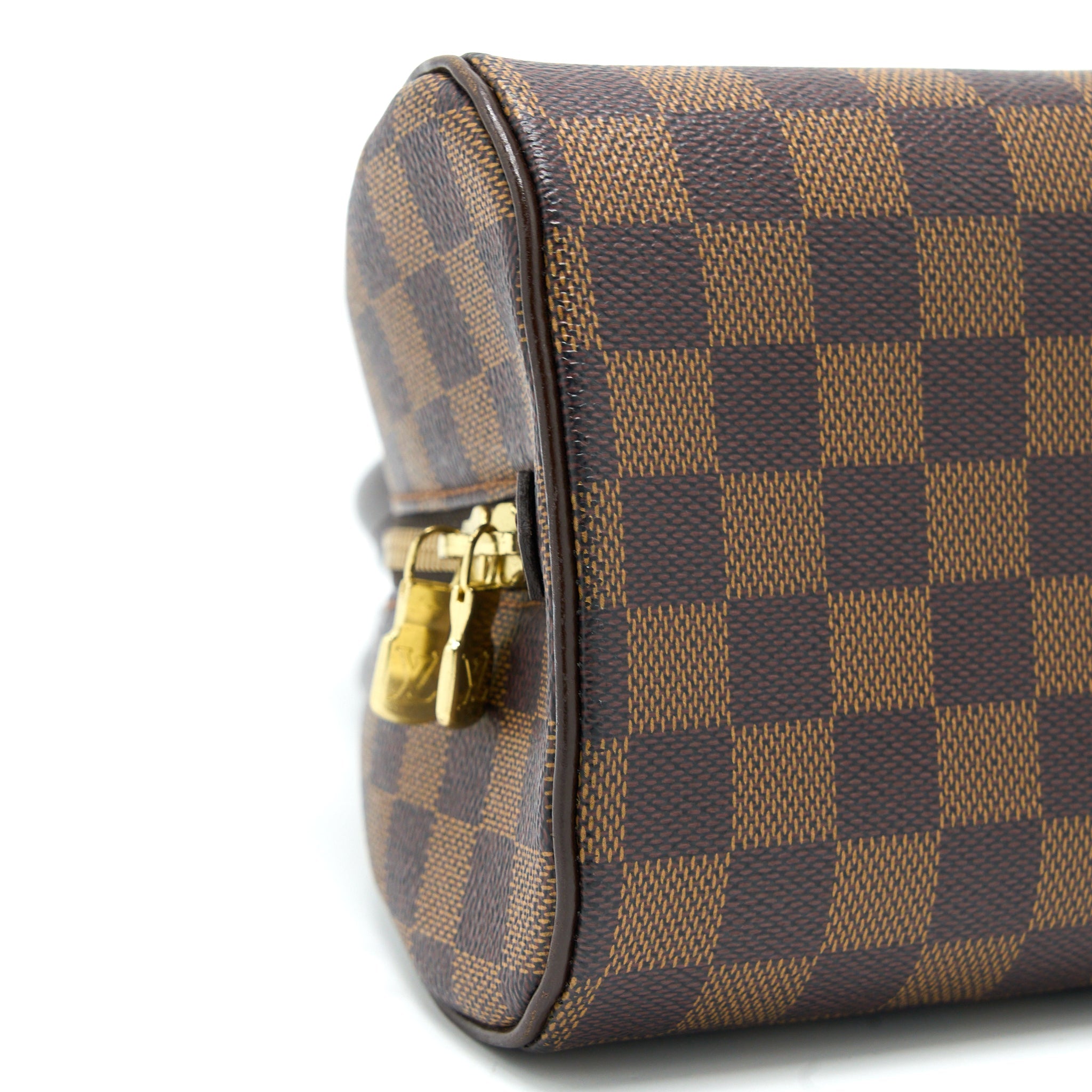 AAA Replica Louis Vuitton LV MINI RIBERA BAG DAMIER EBENE CANVAS GHW