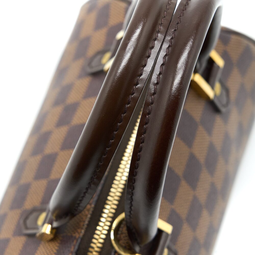 AAA Replica Louis Vuitton LV MINI RIBERA BAG DAMIER EBENE CANVAS GHW