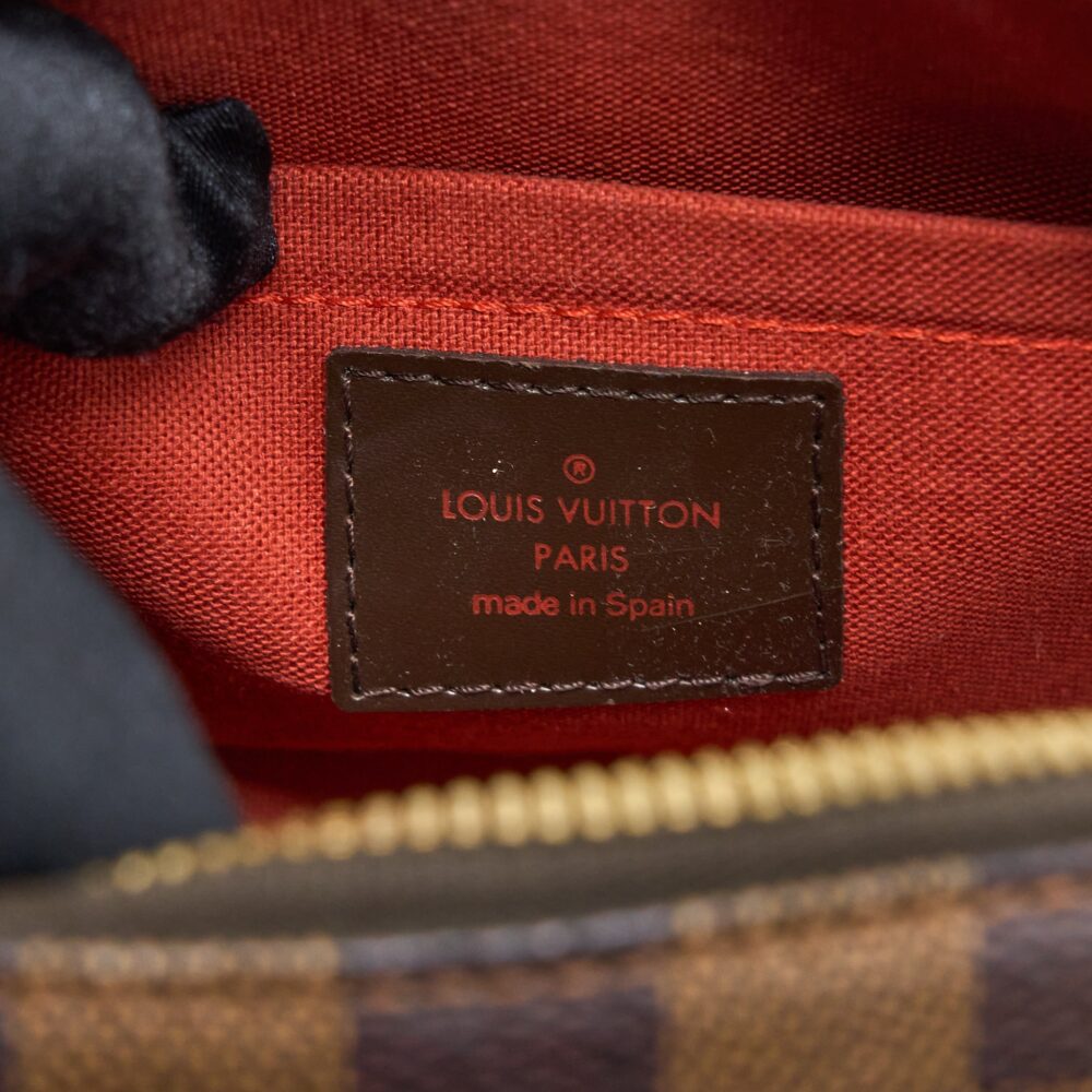 AAA Replica Louis Vuitton LV MINI RIBERA BAG DAMIER EBENE CANVAS GHW