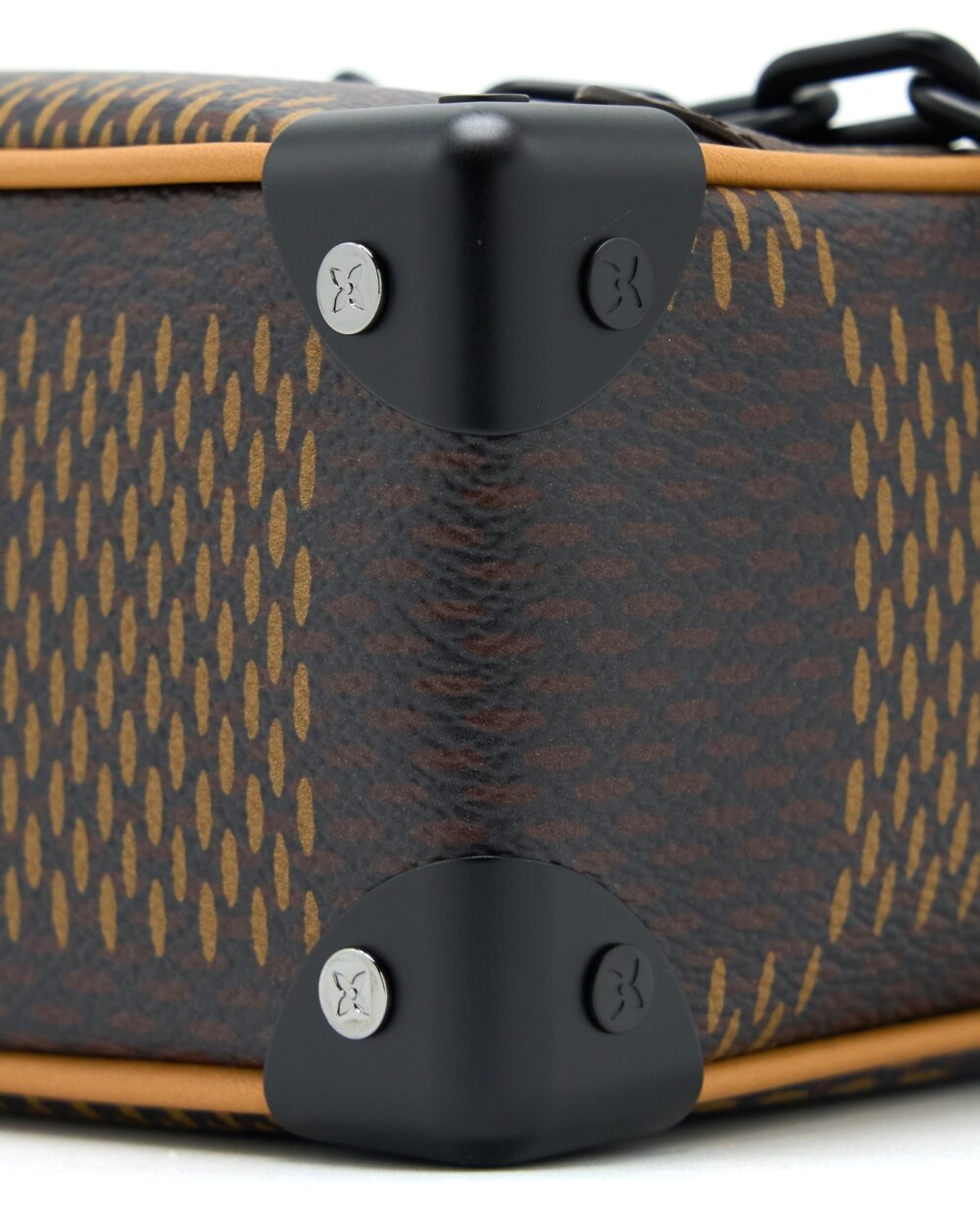 AAA Replica Louis Vuitton LV X NIGO MINI SOFT TRUNK DAMIER EBENE MATTE BLACK HARDWARE
