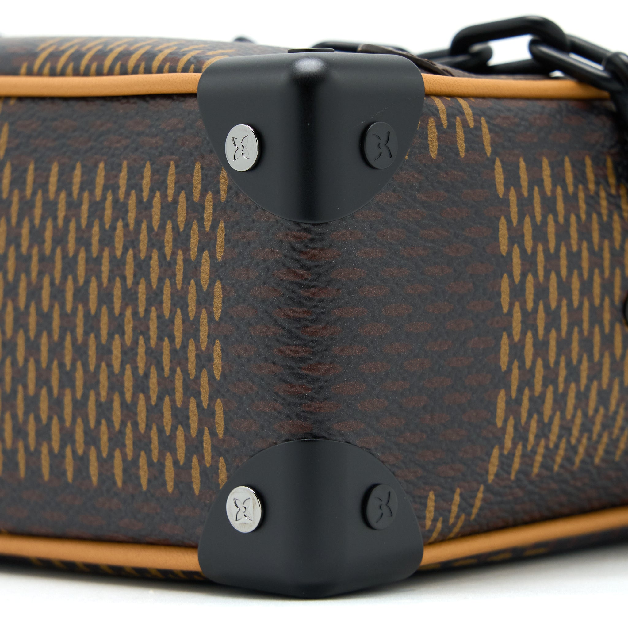 AAA Replica Louis Vuitton LV X NIGO MINI SOFT TRUNK DAMIER EBENE MATTE BLACK HARDWARE