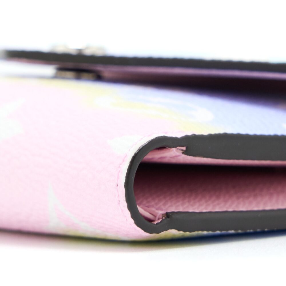 AAA Replica Louis Vuitton LV ESCALE VICTORINE WALLET PINK MULTICOLOUR SHW