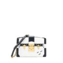 AAA Replica Louis Vuitton LV TRUNK CLUTCH EPI BLACK/WHITE GHW