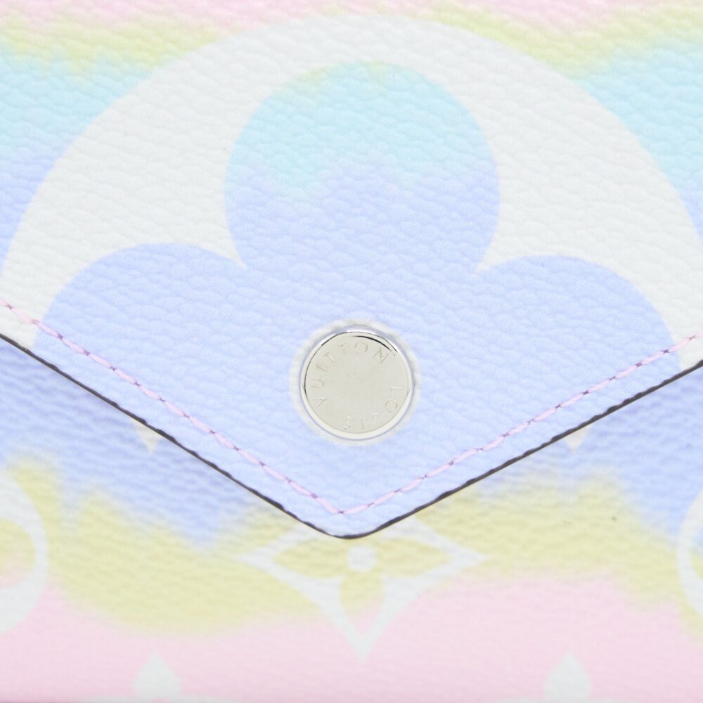 AAA Replica Louis Vuitton LV ESCALE VICTORINE WALLET PINK MULTICOLOUR SHW