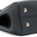 AAA Replica Louis Vuitton LV CLUNY MM EPI BLACK SHW WITH INITIAL S.S