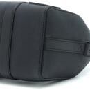 AAA Replica Louis Vuitton LV CITY KEEPALL GRAINED CALFSKIN BLACK WITH BLACK HARDWARE (NEW VERSION)