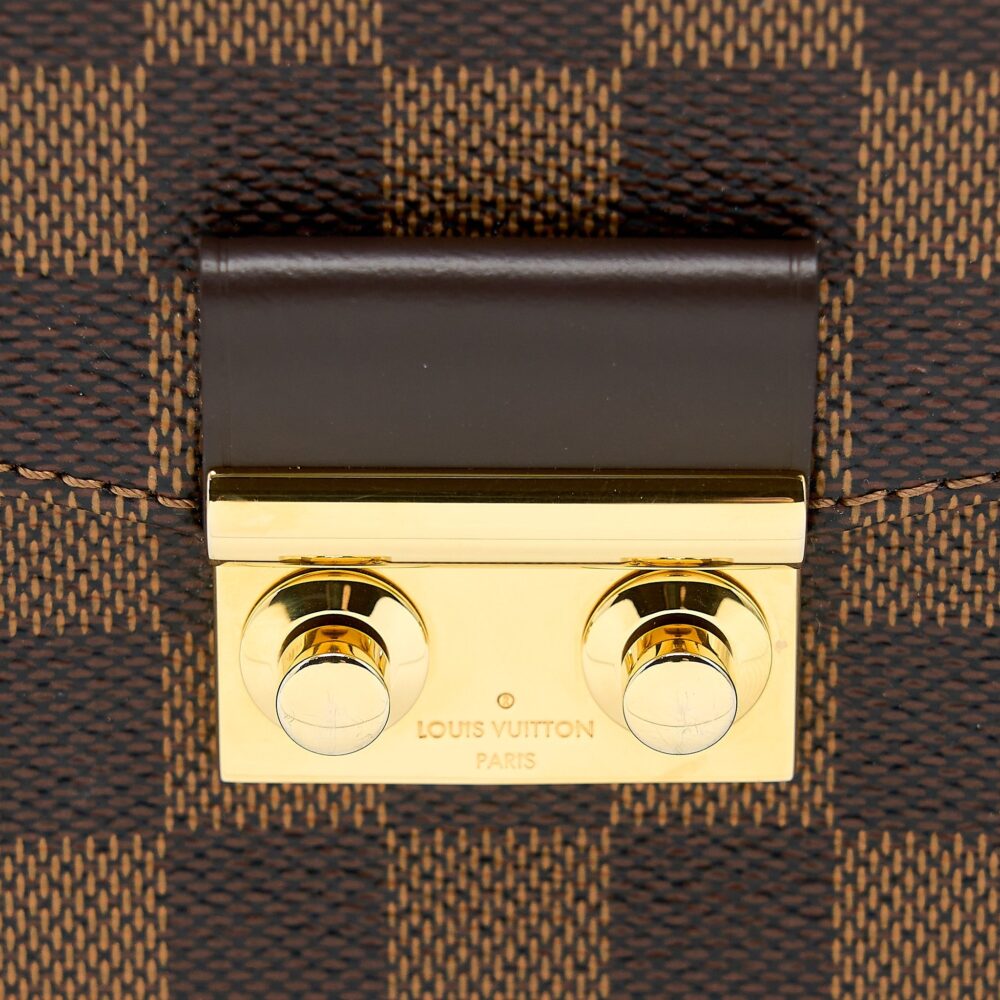 AAA Replica Louis Vuitton LV CROISETTE DAMIER EBENE CANVAS GHW