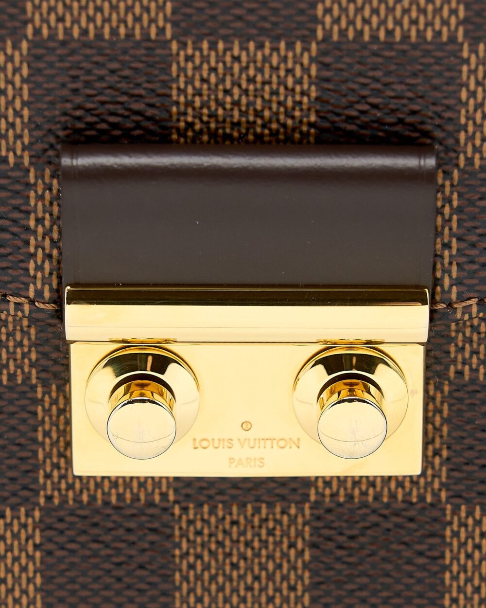 AAA Replica Louis Vuitton LV CROISETTE DAMIER EBENE CANVAS GHW