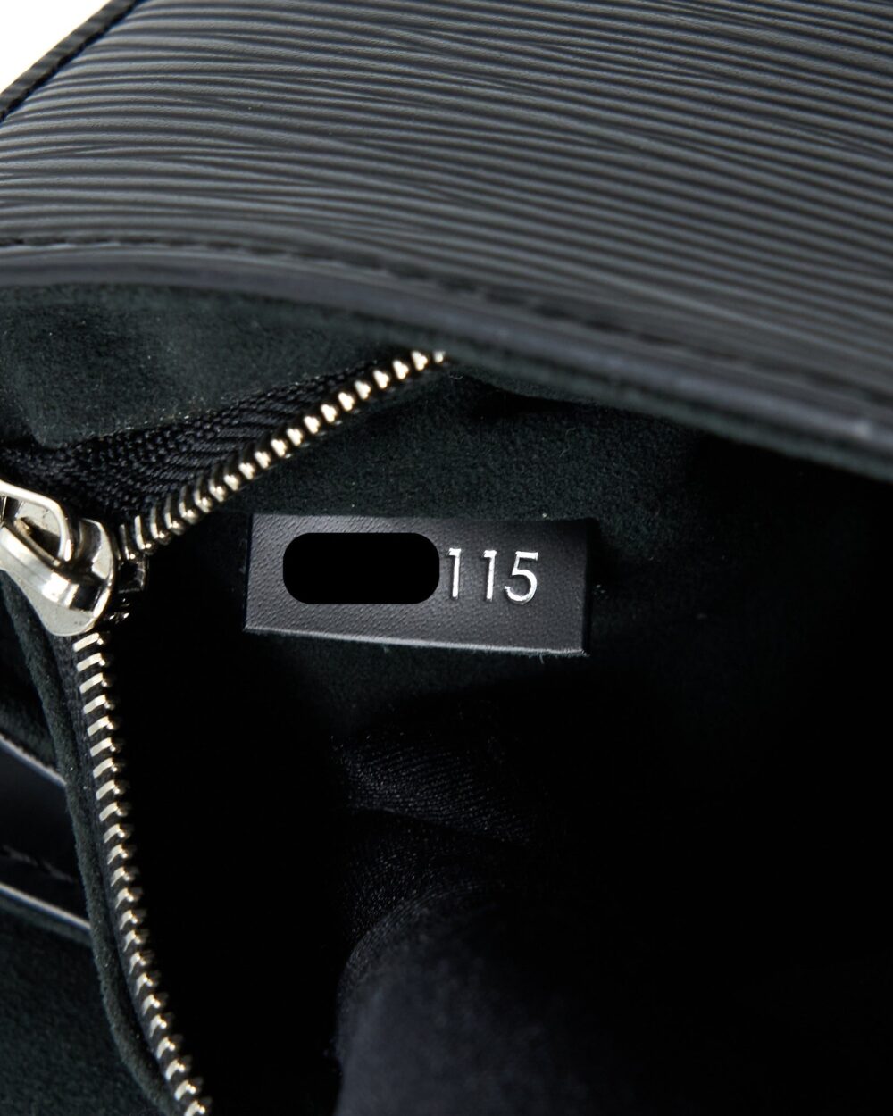 AAA Replica Louis Vuitton LV CLUNY MM EPI BLACK SHW WITH INITIAL S.S
