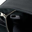 AAA Replica Louis Vuitton LV CLUNY MM EPI BLACK SHW WITH INITIAL S.S