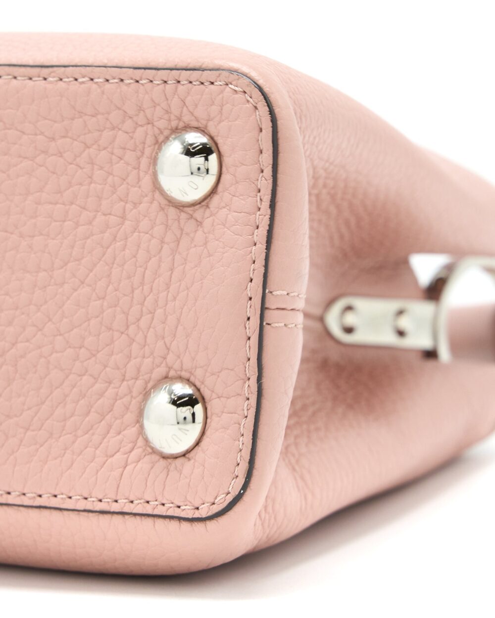 AAA Replica Louis Vuitton LV CAPUCINES BB TAURILLON PINK SHW