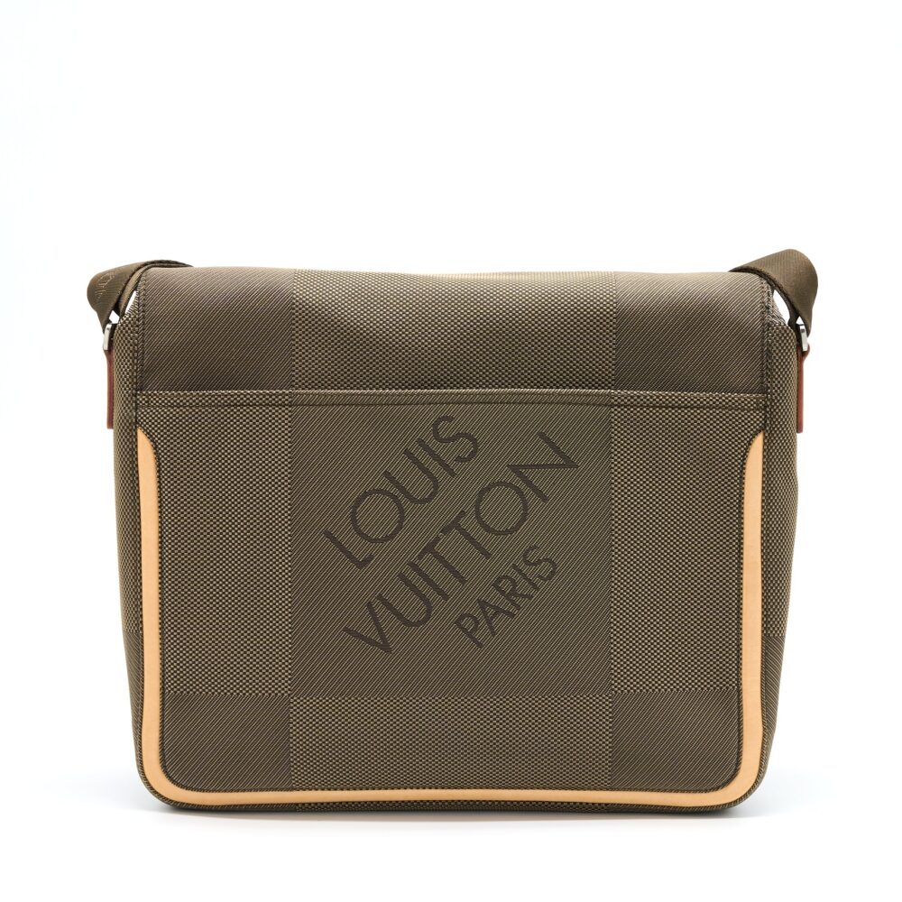 AAA Replica Louis Vuitton LV MESSENGER BAG FABRIC/BEIGE LEATHER MULTICOLOUR GHW