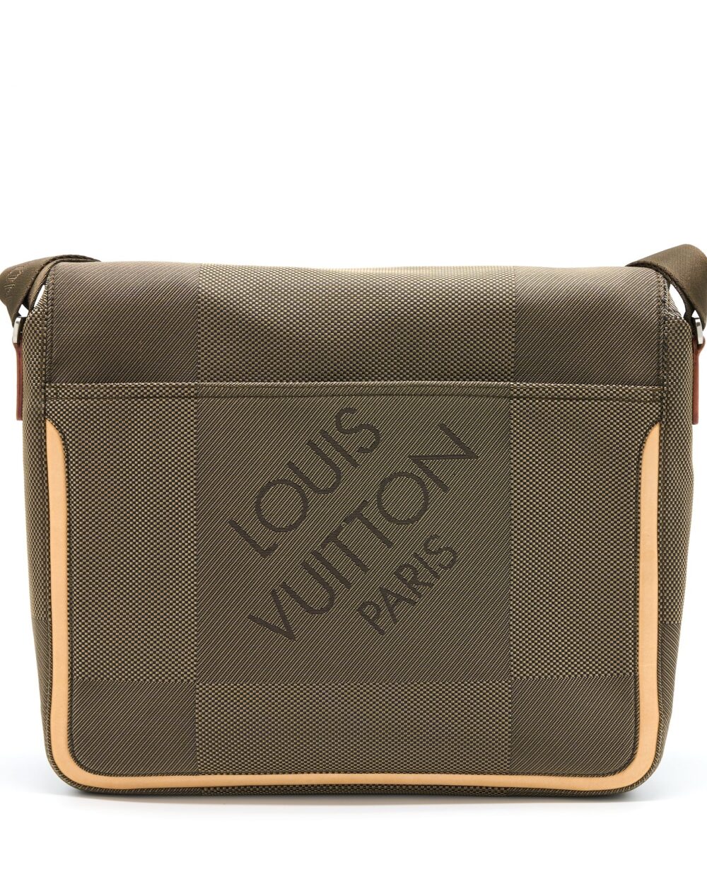 AAA Replica Louis Vuitton LV MESSENGER BAG FABRIC/BEIGE LEATHER MULTICOLOUR GHW