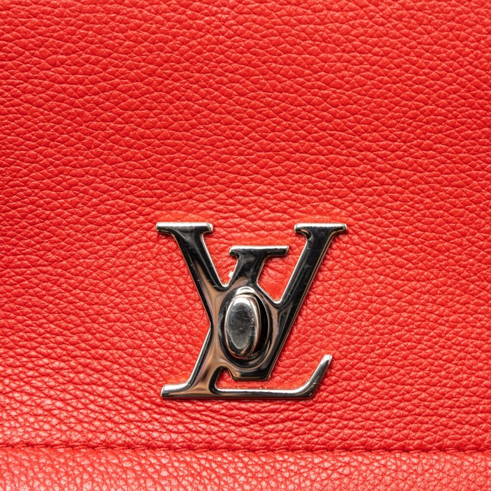 AAA Replica Louis Vuitton LV LOCKME II BB CALFSKIN RUBIS SHW
