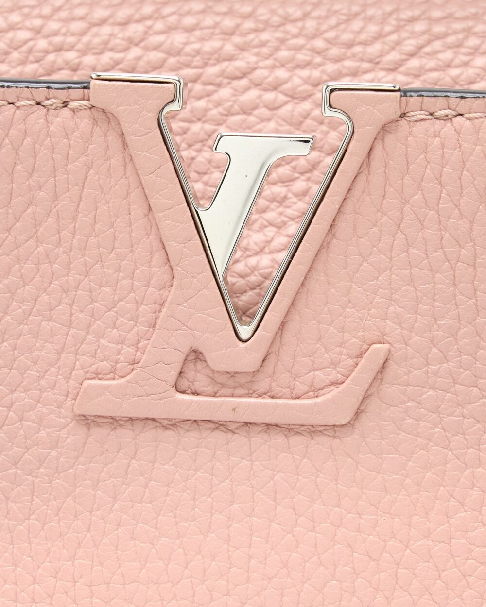 AAA Replica Louis Vuitton LV CAPUCINES BB TAURILLON PINK SHW