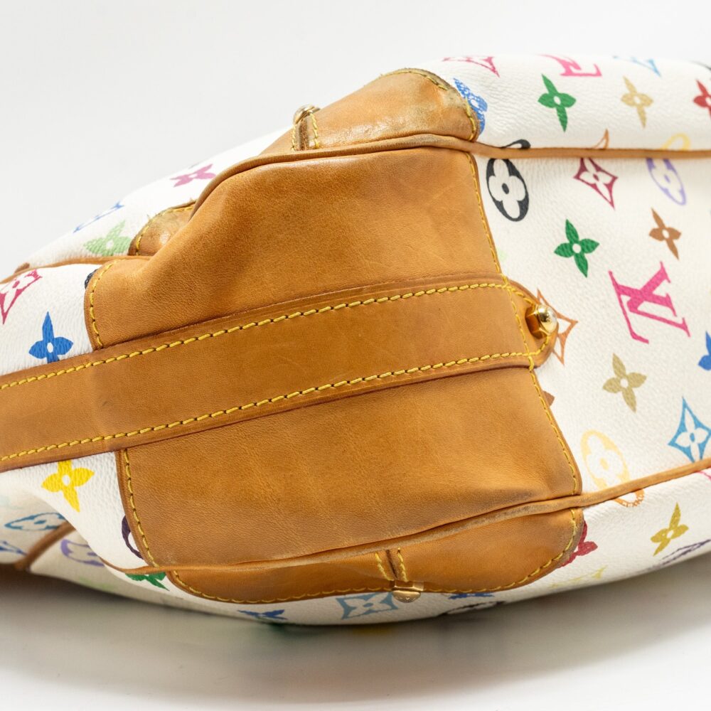 AAA Replica Louis Vuitton LV MURAKAMI GRETA BAG MONOGRAM CANVAS WHITE/MULTICOLOUR GHW