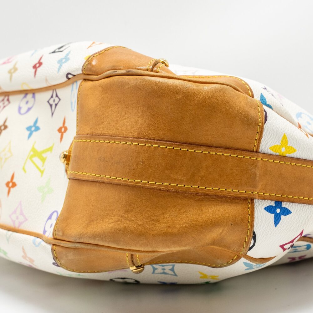 AAA Replica Louis Vuitton LV MURAKAMI GRETA BAG MONOGRAM CANVAS WHITE/MULTICOLOUR GHW