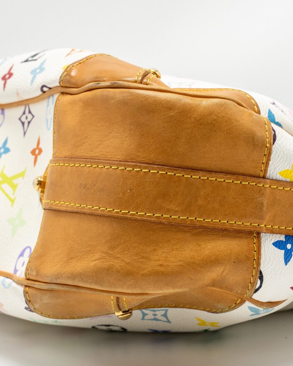 AAA Replica Louis Vuitton LV MURAKAMI GRETA BAG MONOGRAM CANVAS WHITE/MULTICOLOUR GHW