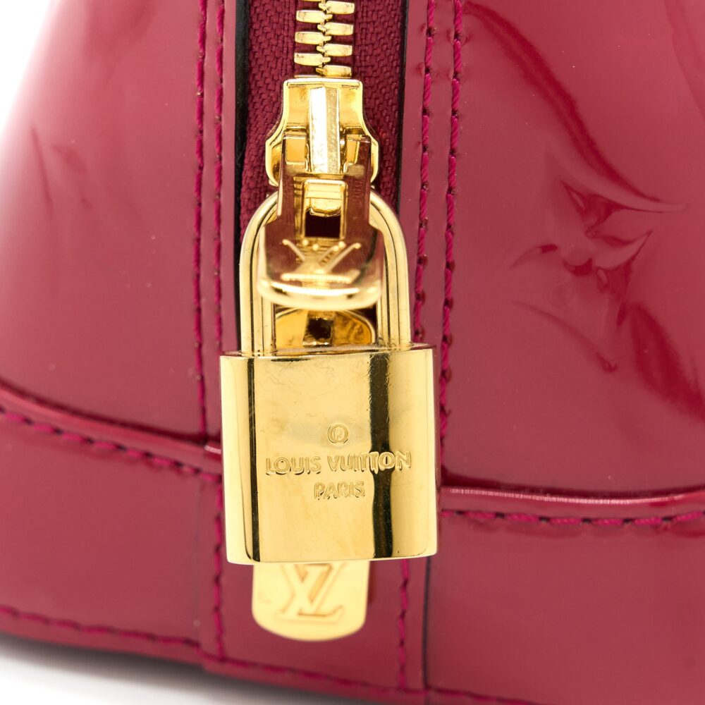 AAA Replica Louis Vuitton LV ALMA BB MONOGRAM VERNICE PINK GHW