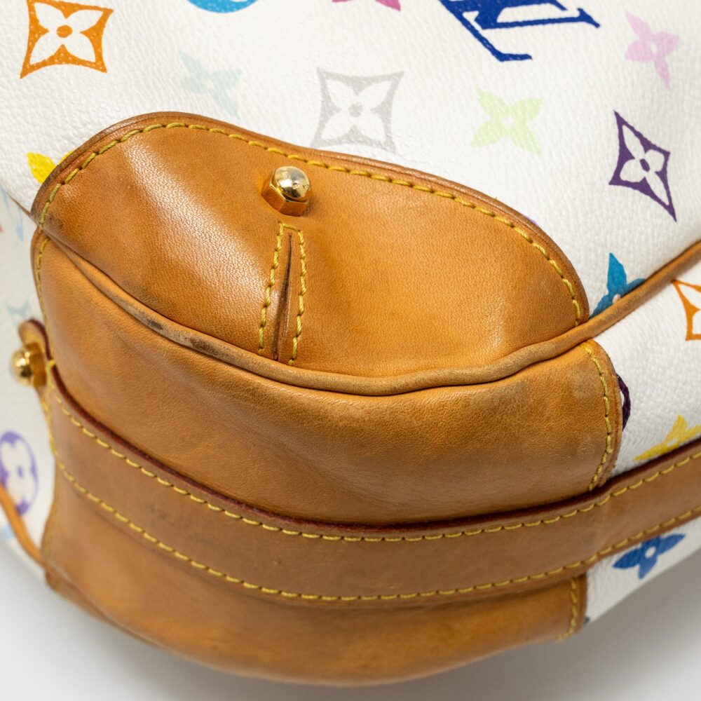 AAA Replica Louis Vuitton LV MURAKAMI GRETA BAG MONOGRAM CANVAS WHITE/MULTICOLOUR GHW