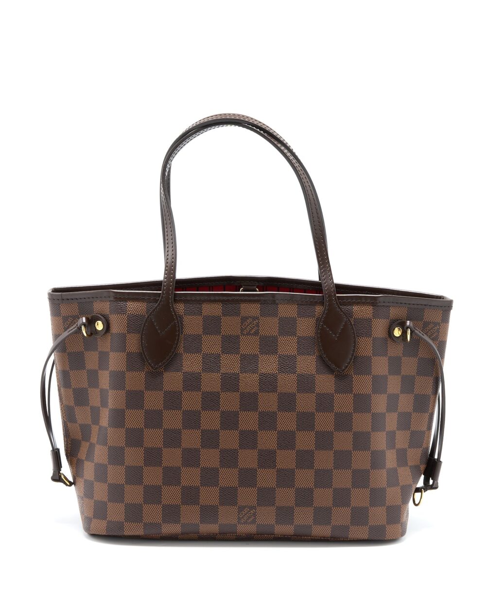AAA Replica Louis Vuitton LV NEVERFULL PM DAMIER EBENE CANVAS GHW