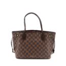 AAA Replica Louis Vuitton LV NEVERFULL PM DAMIER EBENE CANVAS GHW