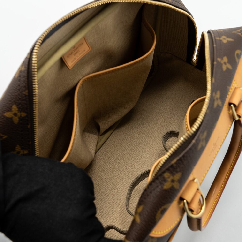 AAA Replica Louis Vuitton LV SMALL LUGGAGE BAG MONOGRAM CANVAS GHW