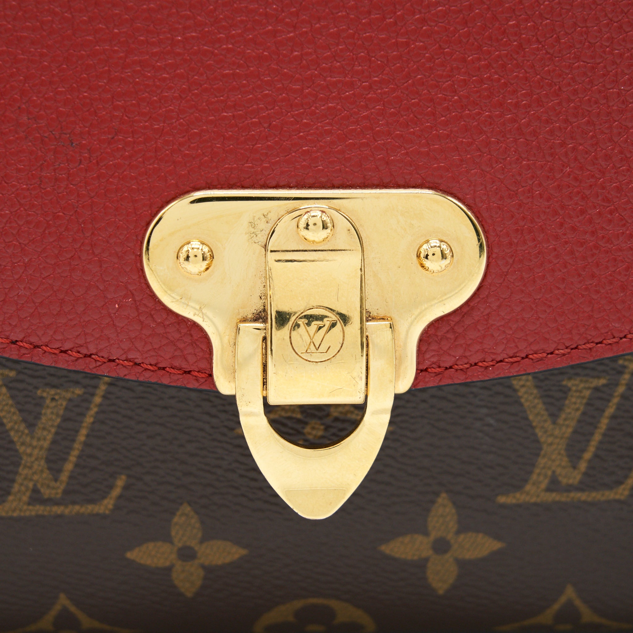 AAA Replica Louis Vuitton LV SAINT PLACIDE MONOGRAM CANVAS/ CHERRY