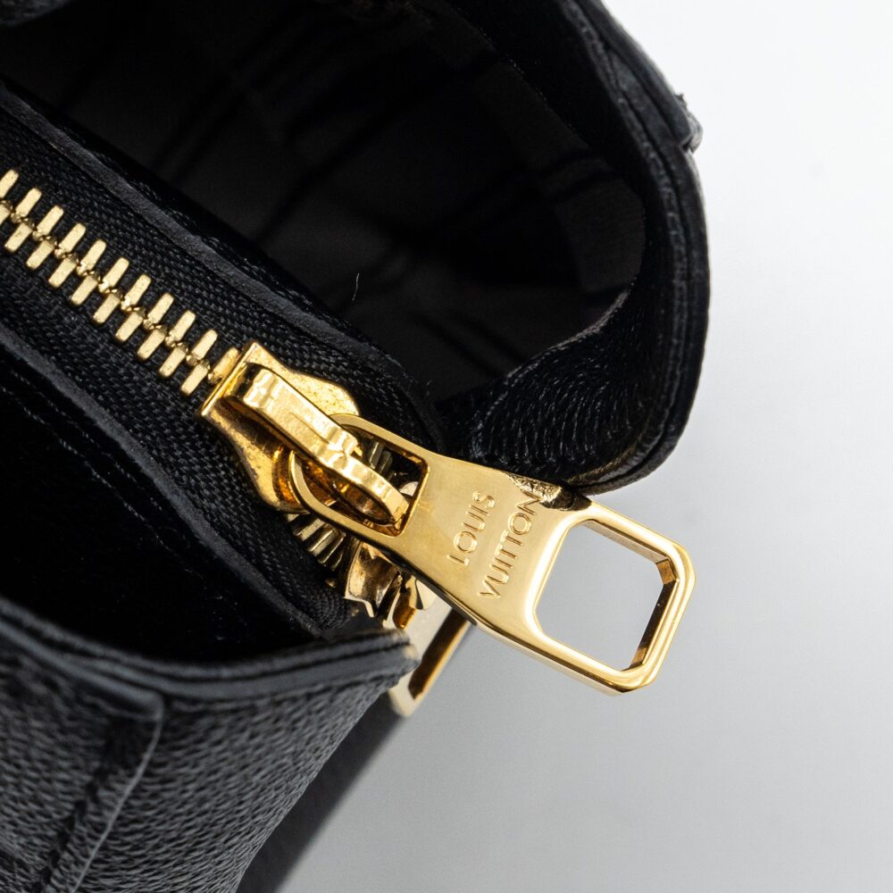 AAA Replica Louis Vuitton LV MONTAIGNE BB MONOGRAM EMPREINTE BLACK GHW