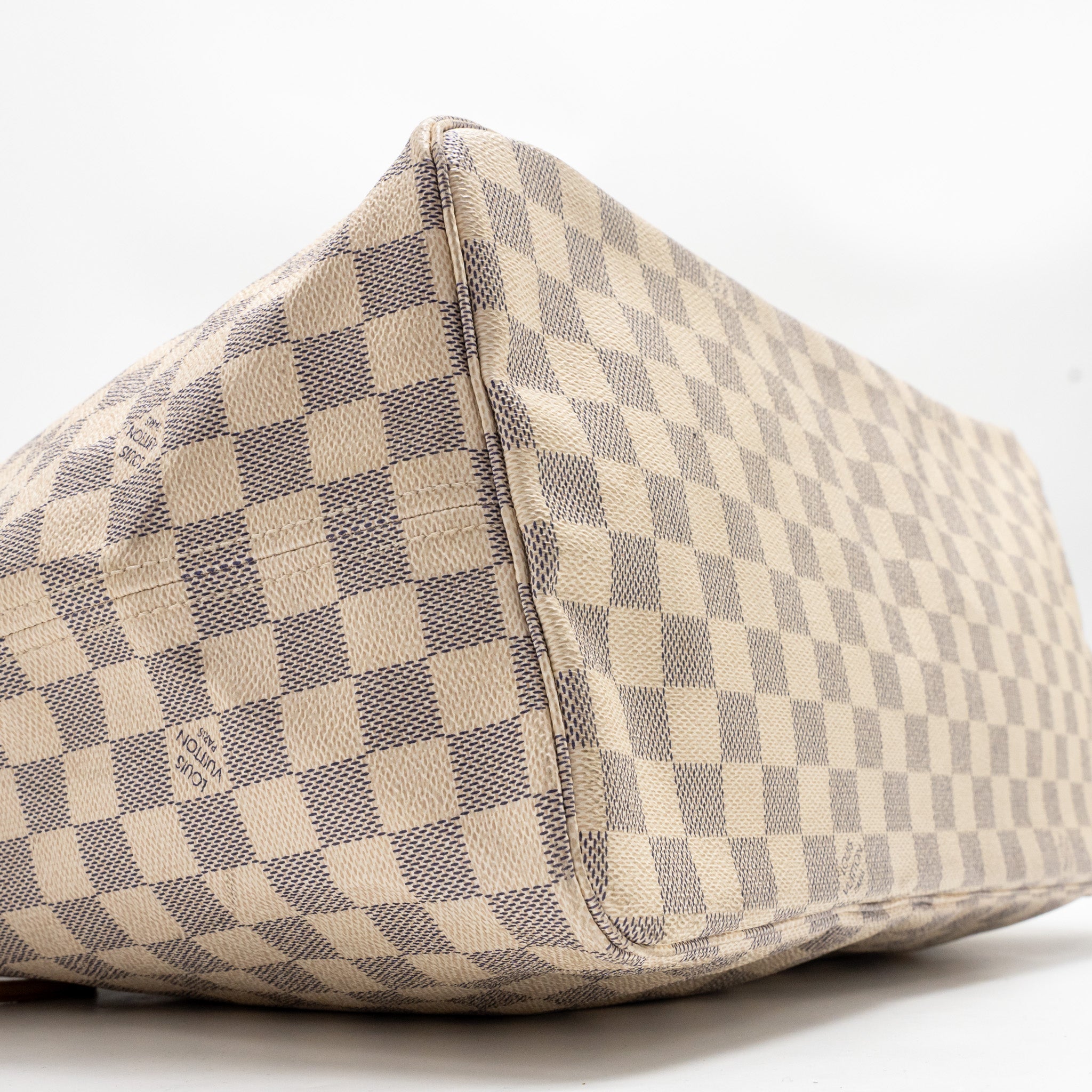 AAA Replica Louis Vuitton LV NEVERFULL GM DAMIER AZUR CANVAS GHW