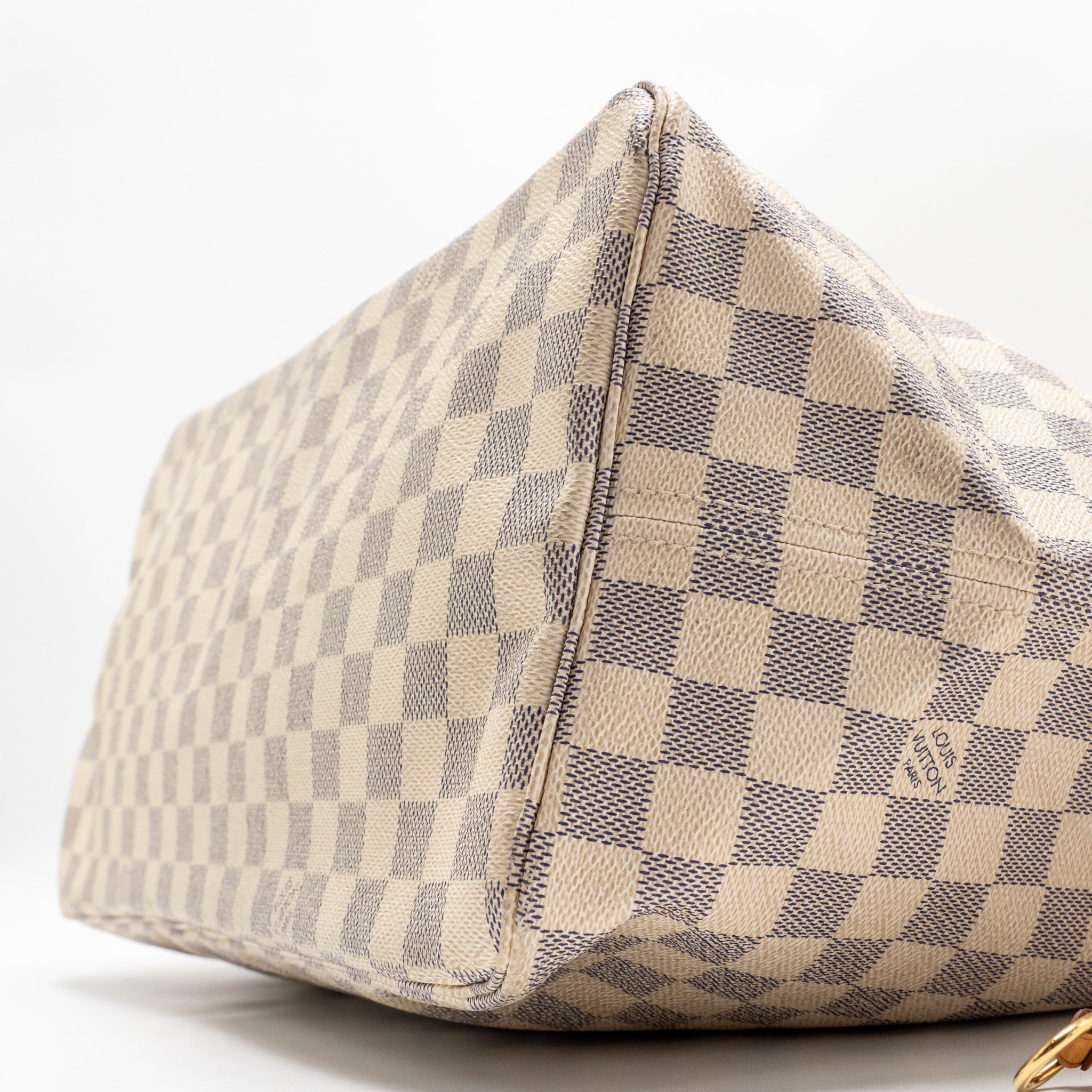 AAA Replica Louis Vuitton LV NEVERFULL GM DAMIER AZUR CANVAS GHW