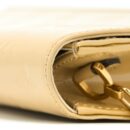 AAA Replica Louis Vuitton LV ANA VERNIS CLUTCH WITH CHAIN PATENT BEIGE GHW