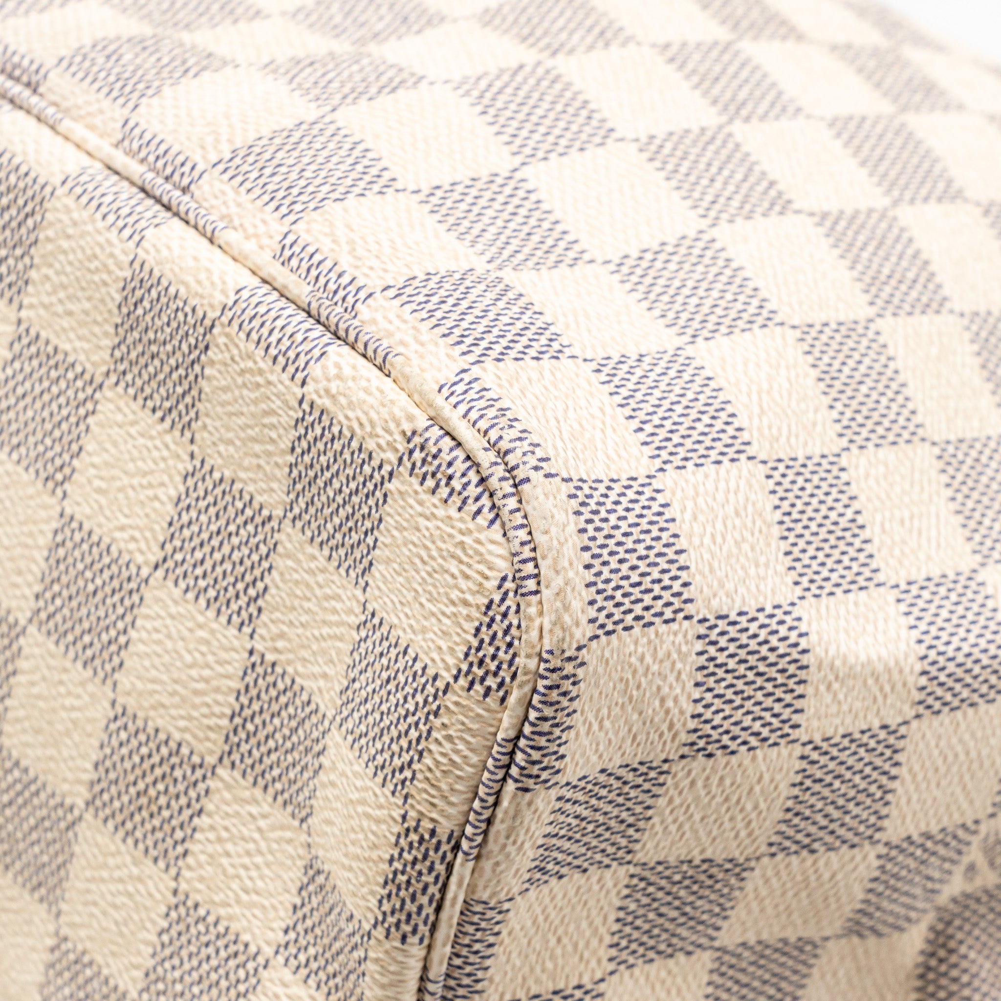 AAA Replica Louis Vuitton LV NEVERFULL GM DAMIER AZUR CANVAS GHW