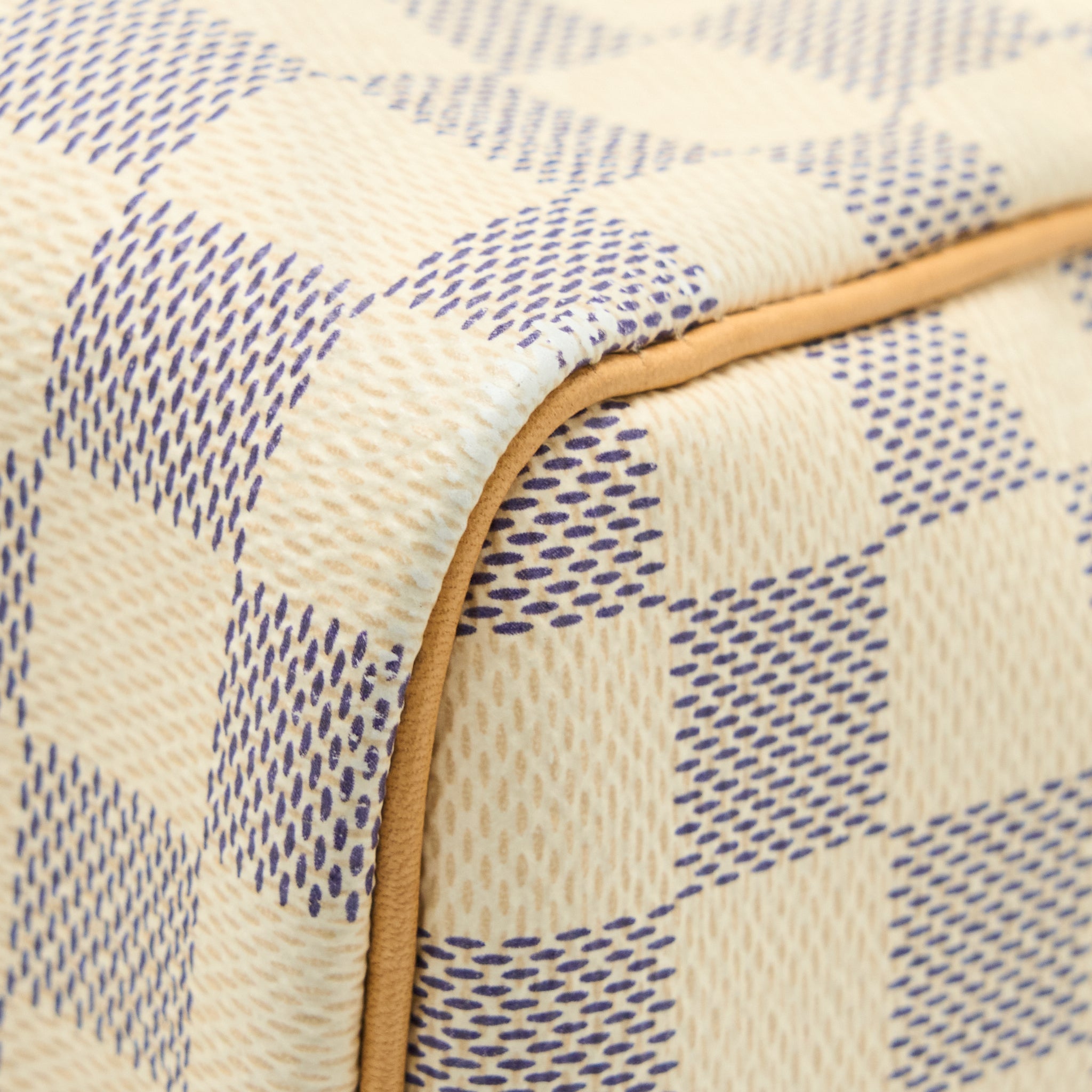 AAA Replica Louis Vuitton LV SPEEDY 30 DAMIER AZUR CANVAS GHW