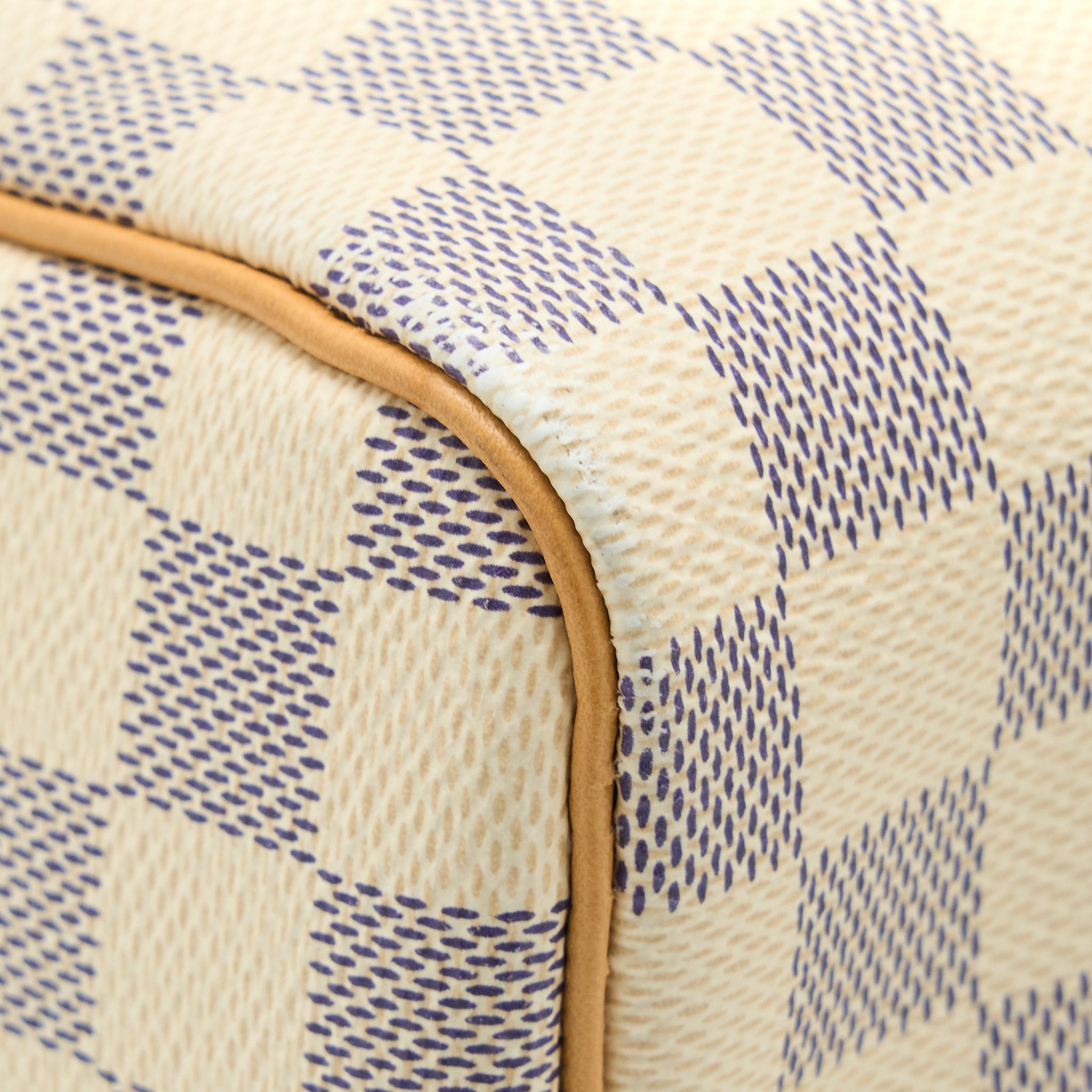 AAA Replica Louis Vuitton LV SPEEDY 30 DAMIER AZUR CANVAS GHW