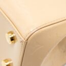 AAA Replica Louis Vuitton LV VERNIS BREA MM PATENT MONOGRAM BEIGE GHW