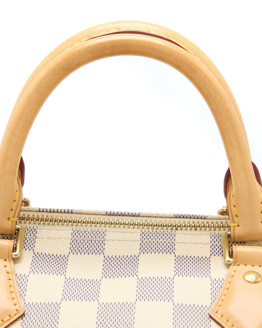 AAA Replica Louis Vuitton LV SPEEDY 30 DAMIER AZUR CANVAS GHW