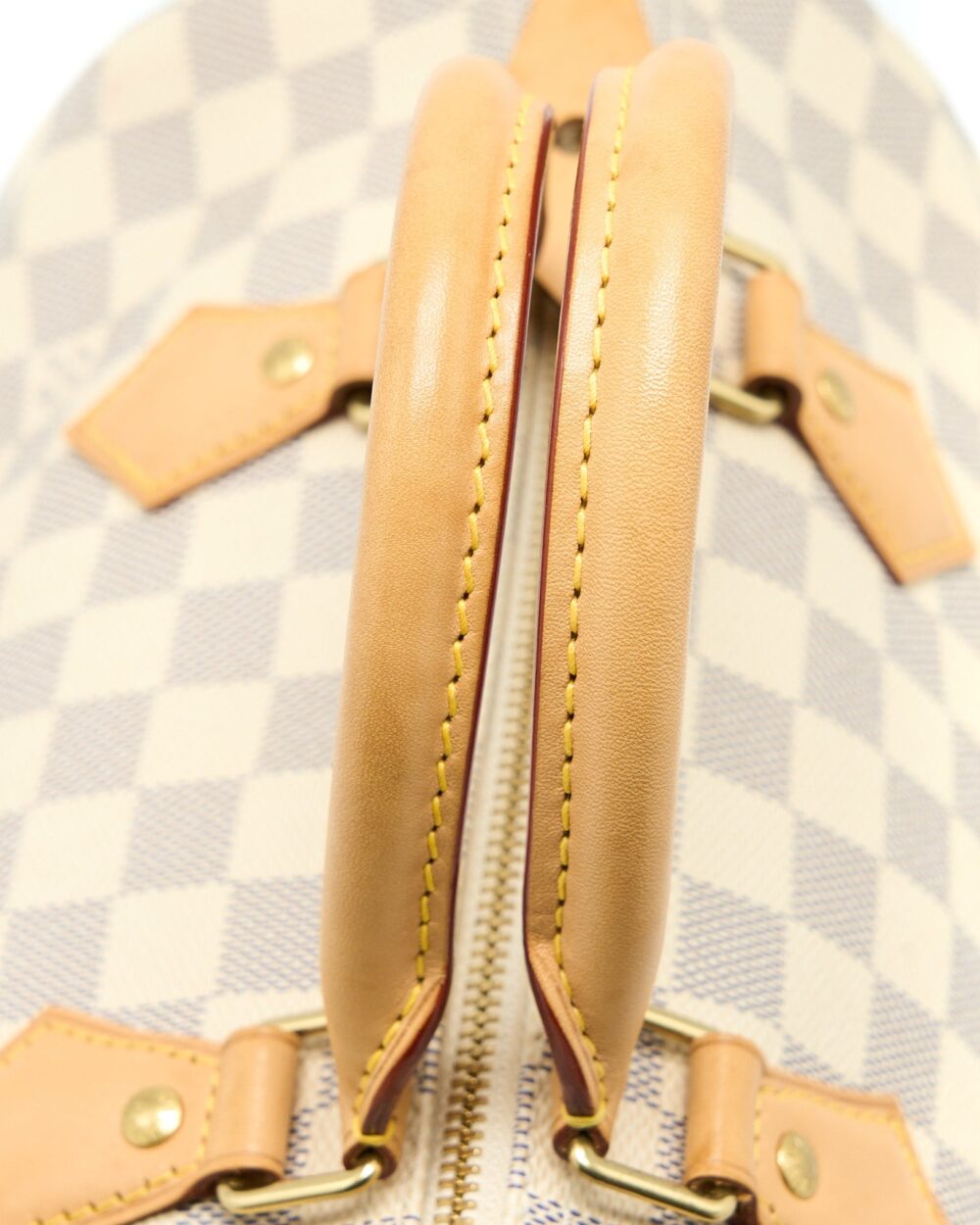 AAA Replica Louis Vuitton LV SPEEDY 30 DAMIER AZUR CANVAS GHW