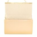 AAA Replica Louis Vuitton LV ANA VERNIS CLUTCH WITH CHAIN PATENT BEIGE GHW