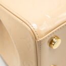 AAA Replica Louis Vuitton LV VERNIS BREA MM PATENT MONOGRAM BEIGE GHW