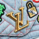 AAA Replica Louis Vuitton LV NEW WAVE FLAP CHAIN BAG LIMITED EDITION DENIM BLUE/ MULTICOLOR GHW