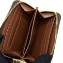 AAA Replica Louis Vuitton LV SMALL ZIP CARDHOLDER MONOGRAM CANVAS GHW