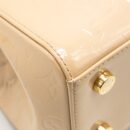 AAA Replica Louis Vuitton LV VERNIS BREA MM PATENT MONOGRAM BEIGE GHW